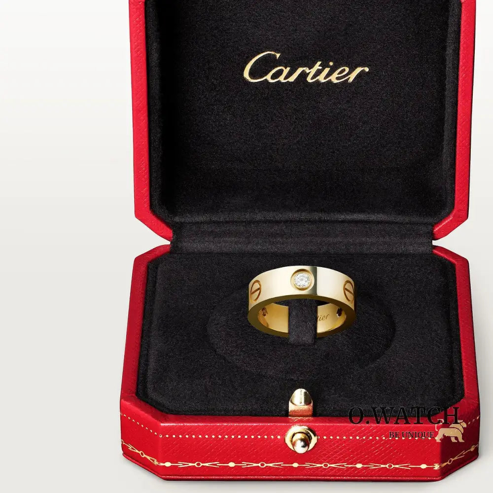 BAGUE CARTIER LOVE MODÈLE CLASSIQUE GOLD 3 DIAMANTS Bracelet Cartier