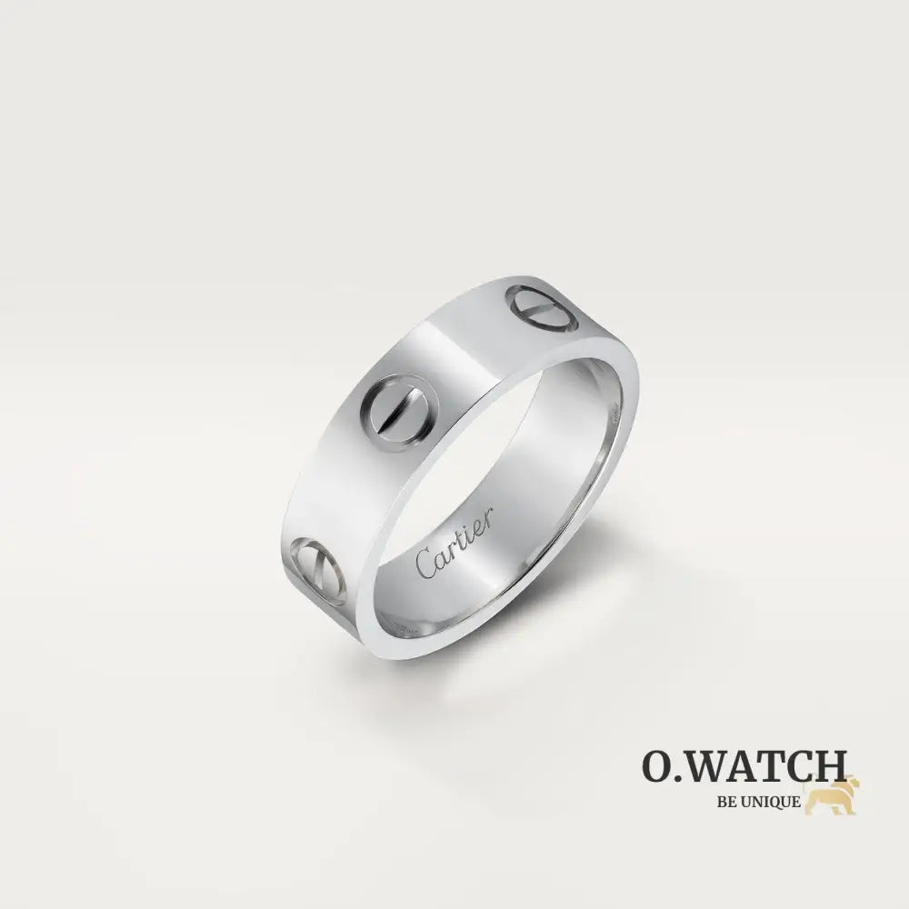 BAGUE CARTIER LOVE MODÈLE CLASSIQUE WHITE GOLD Bracelet Cartier