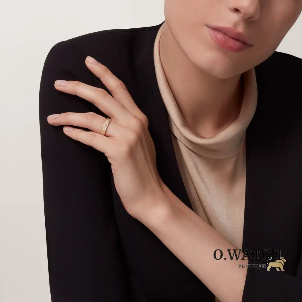 BAGUE CARTIER LOVE PAVÉE GOLD bague