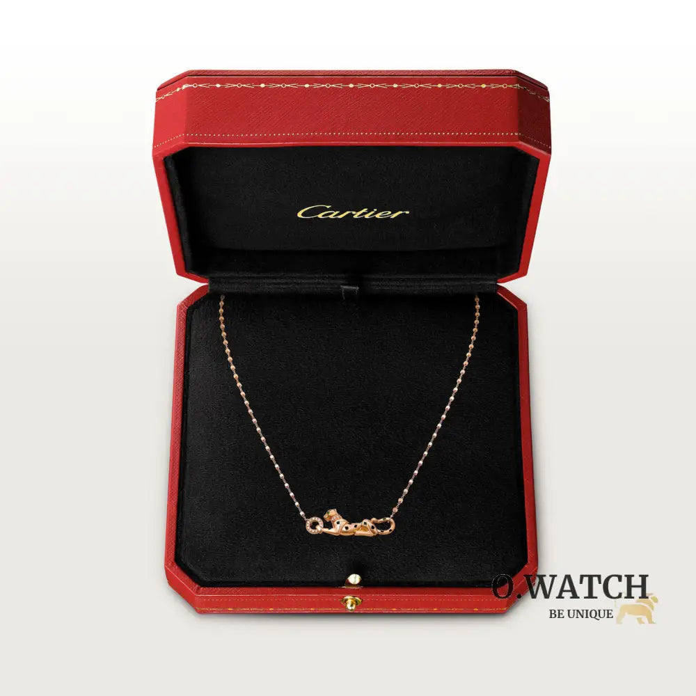 COLLIER CARTIER PANTHERE PENDENTIF AVEC STRASS-GOLD