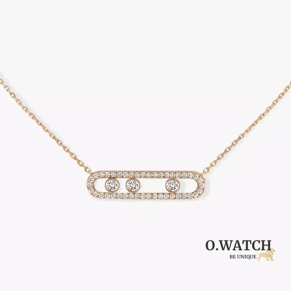 COLLIER MESSIKA MOVE PAVÉ ROSE GOLD