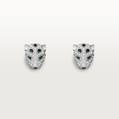 BOUCLES D’OREILLES CARTIER PANTHÈRE PAVÉ N