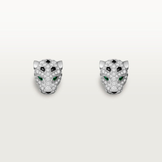BOUCLES D’OREILLES CARTIER PANTHÈRE PAVÉ N
