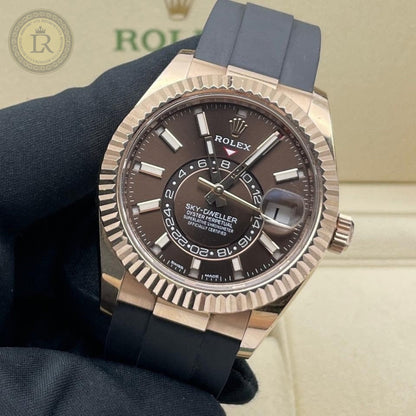 Rolex Sky-Dweller, Cadran Marron