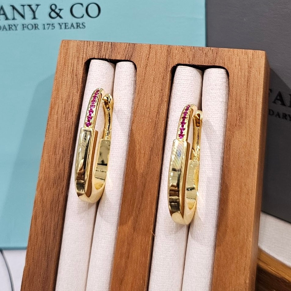 BOUCLES TIFFANY&CO Lock Purple