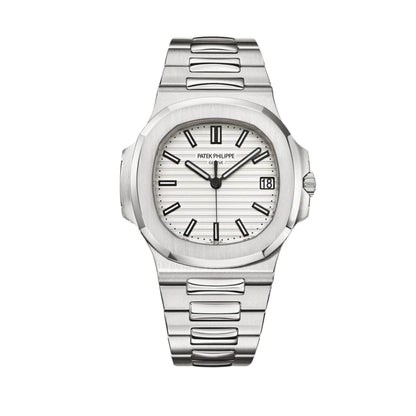 Montre Homme - Patek Nautilus Blanc