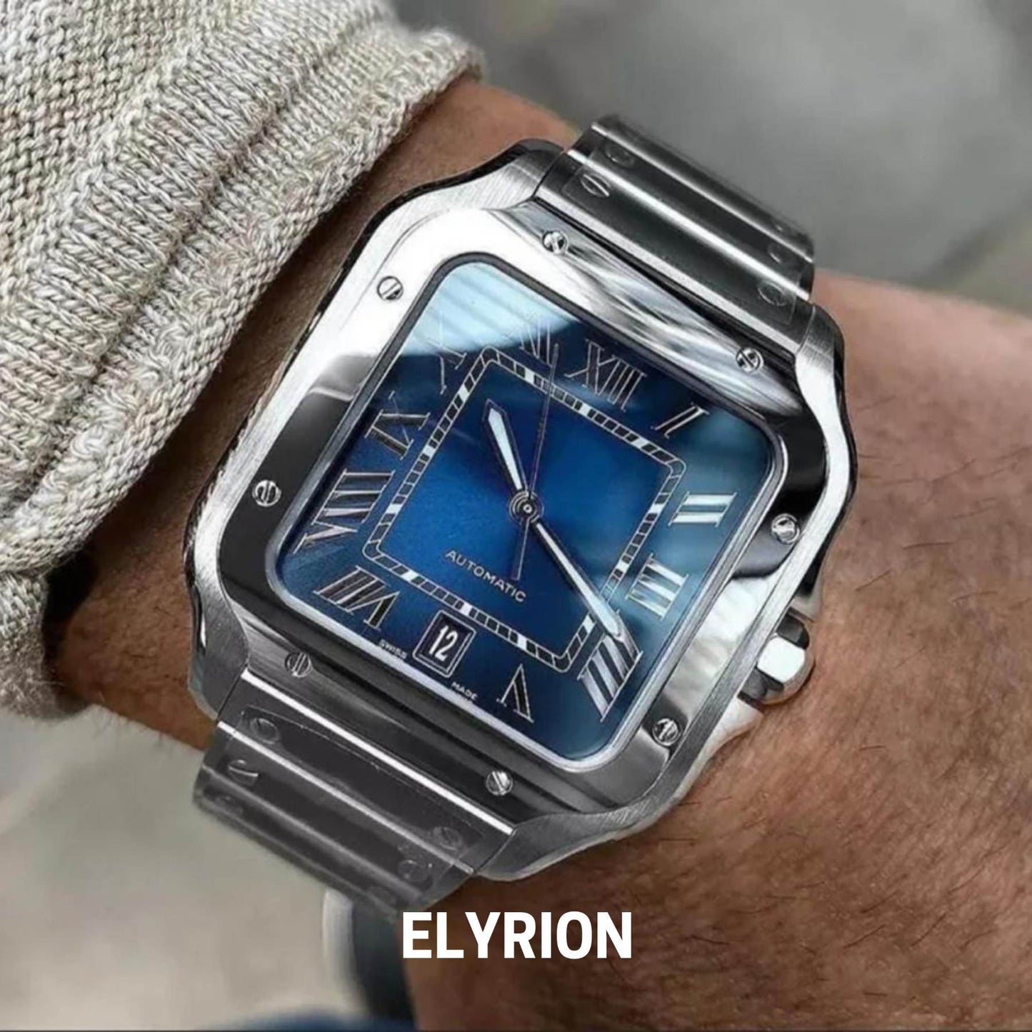 Montre Homme - Cart Santos Bleu