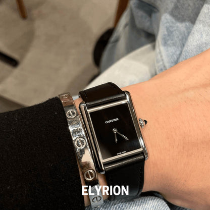 Montre Femme - Tank Must Noir