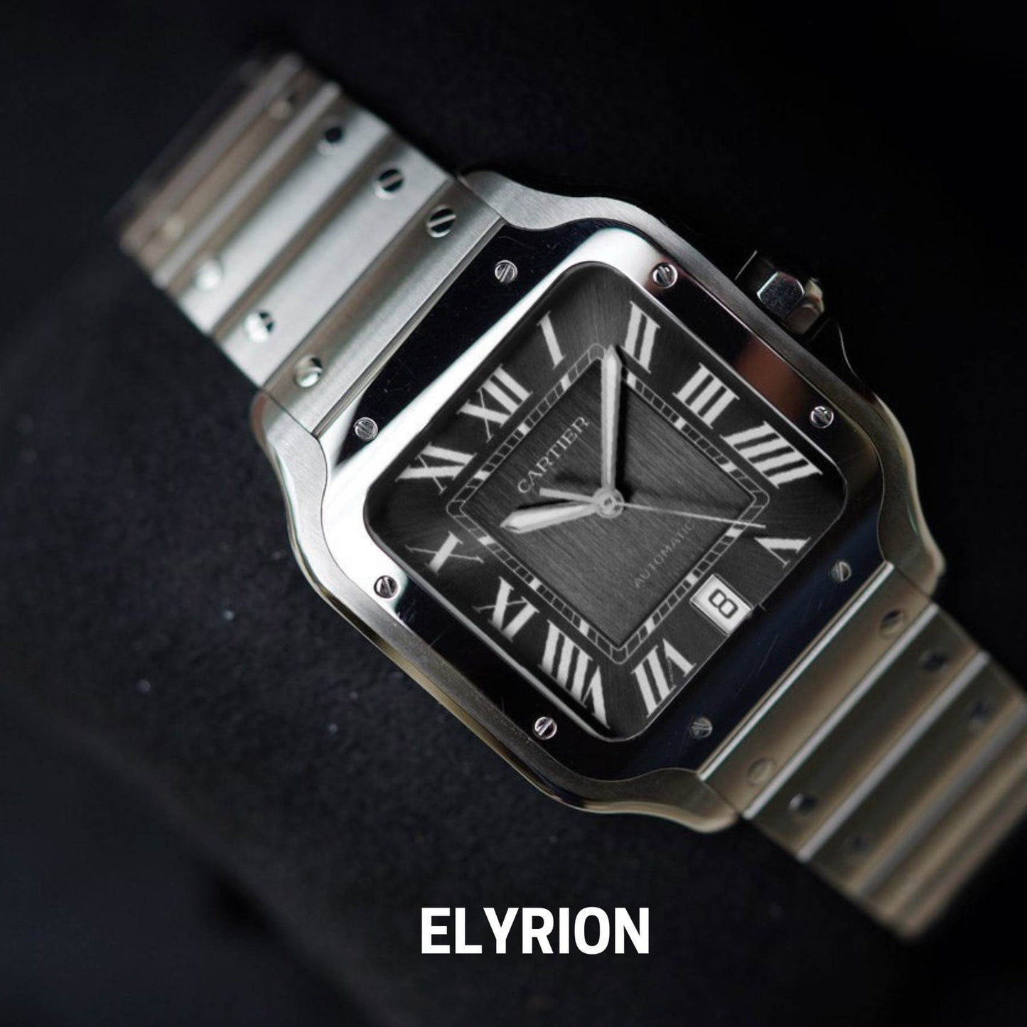 Montre Homme - Cart Santos Noir