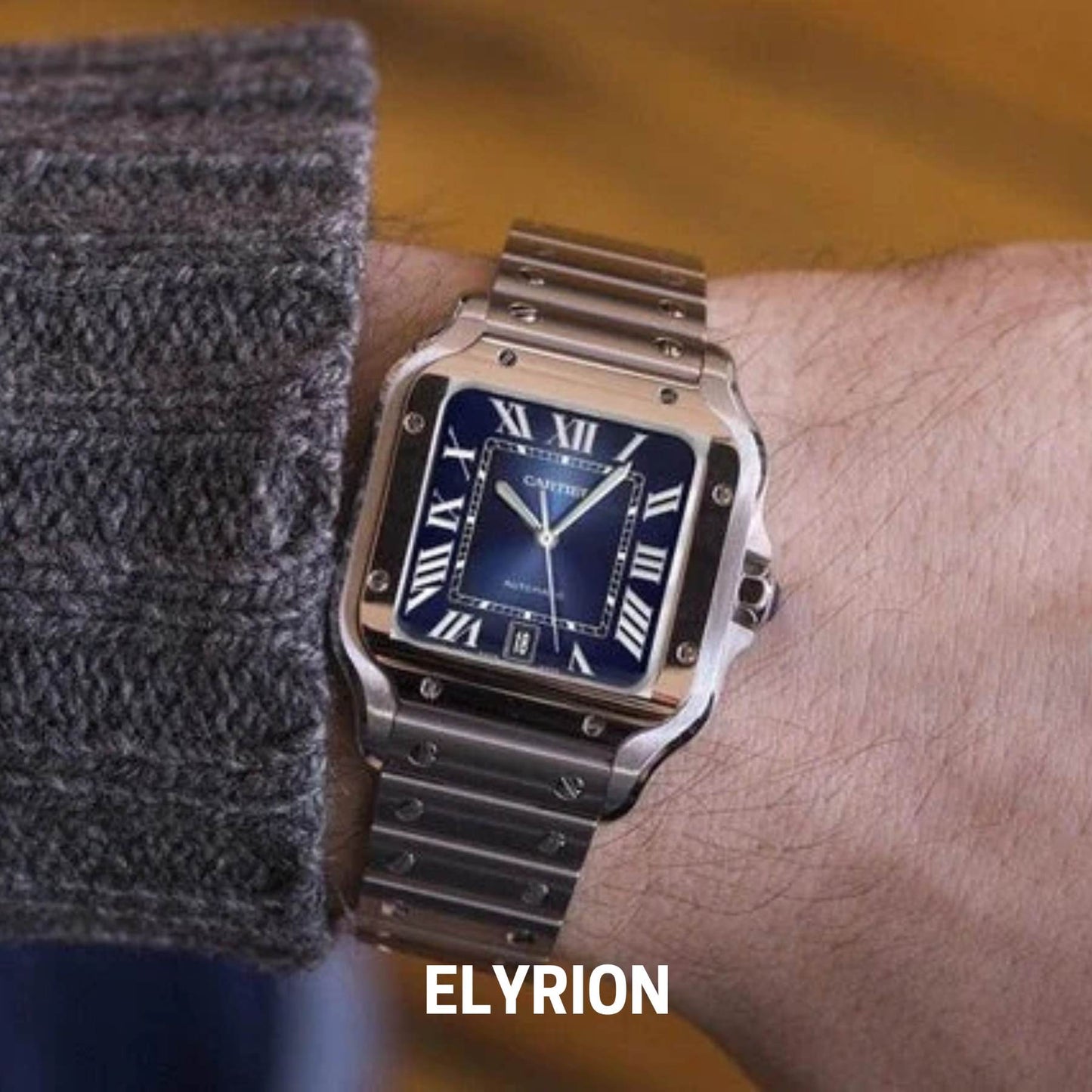 Montre Homme - Cart Santos Bleu