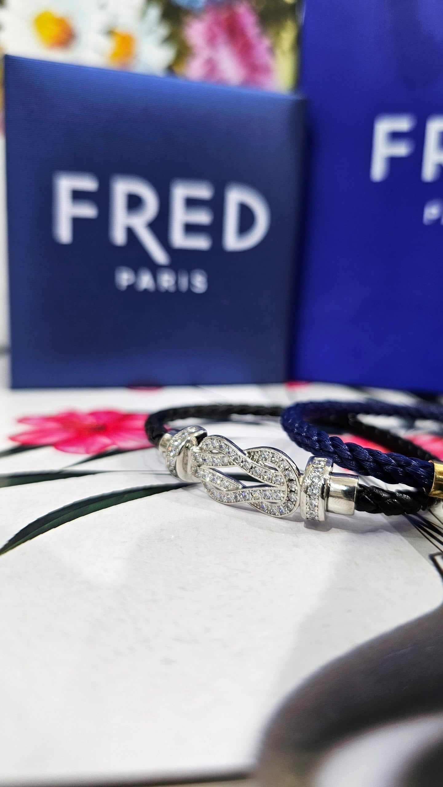 BRACELET FRED   NOIR