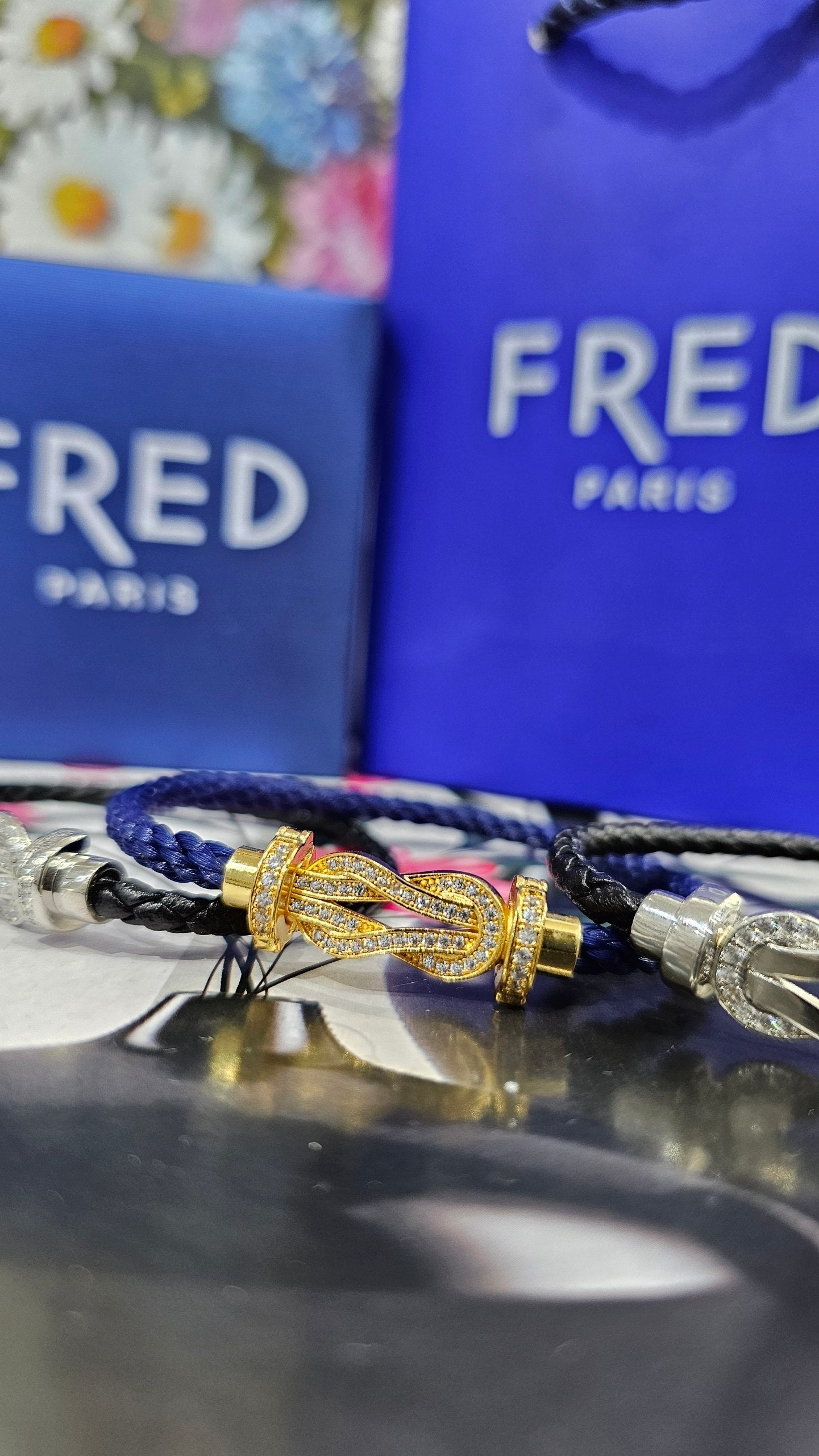 BRACELET FRED   NOIR