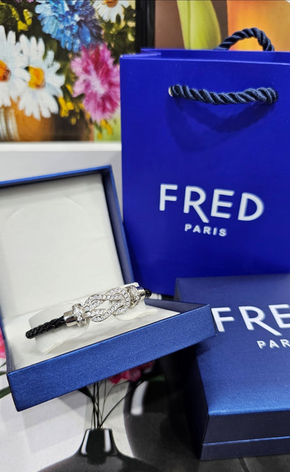 BRACELET FRED   NOIR