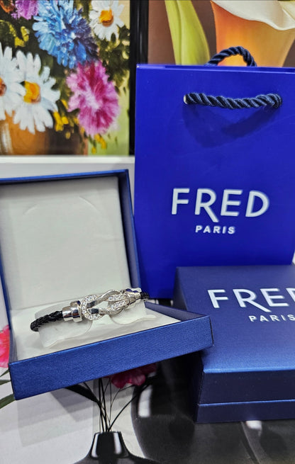 BRACELET FRED   NOIR