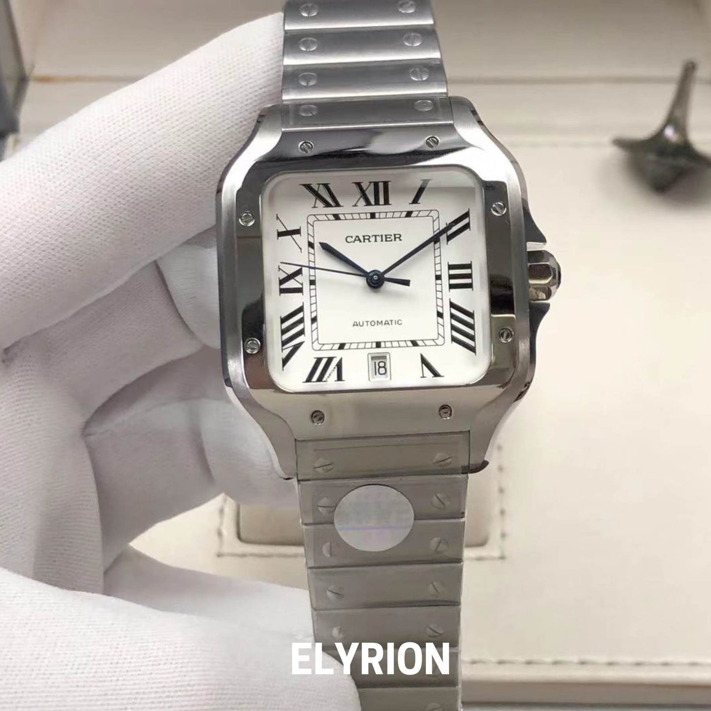 Montre Homme - Cart Santos Blanc