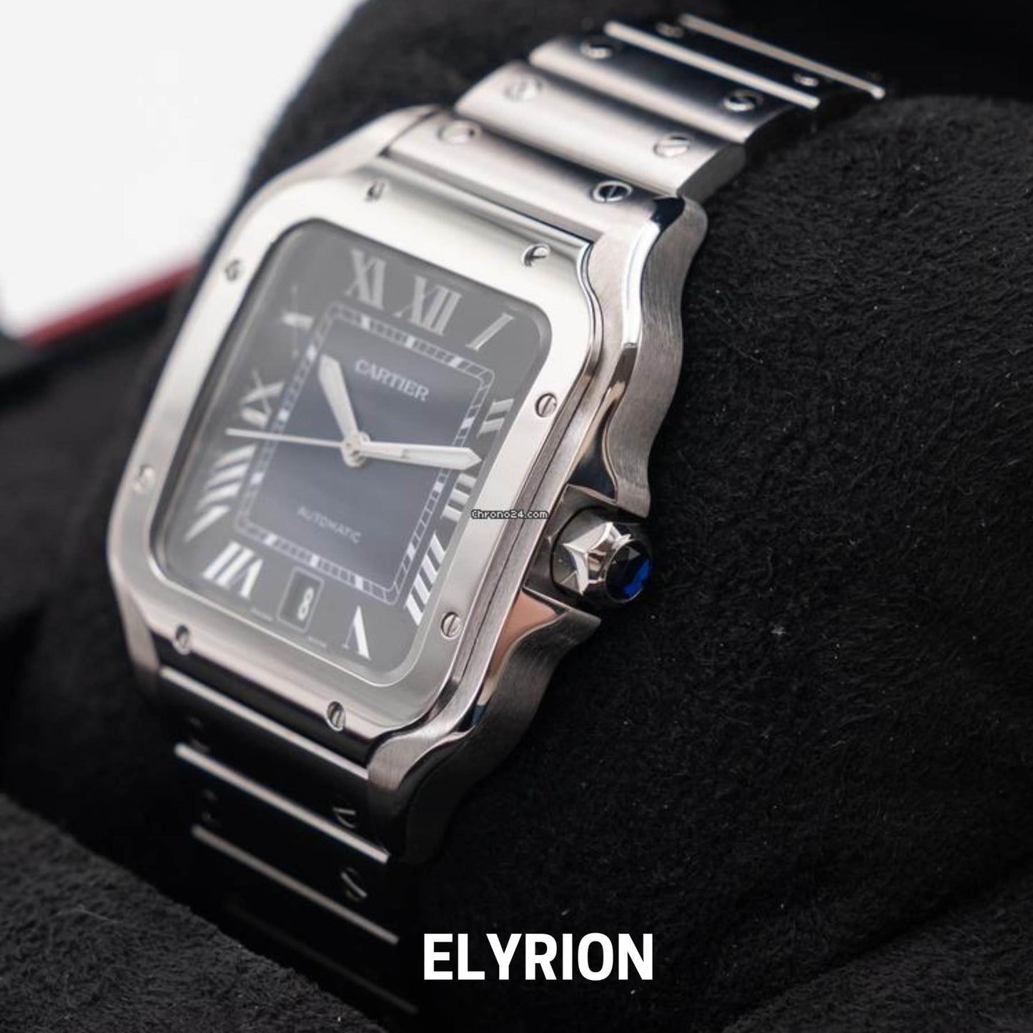 Montre Homme - Cart Santos Noir