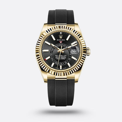 Rolex Sky-Dweller 326238 Or Jaune, Cadran Noir