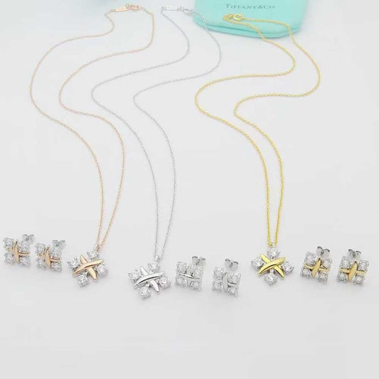 BOUCLES D’OREILLES Tiffany & Co Sixteen Stone