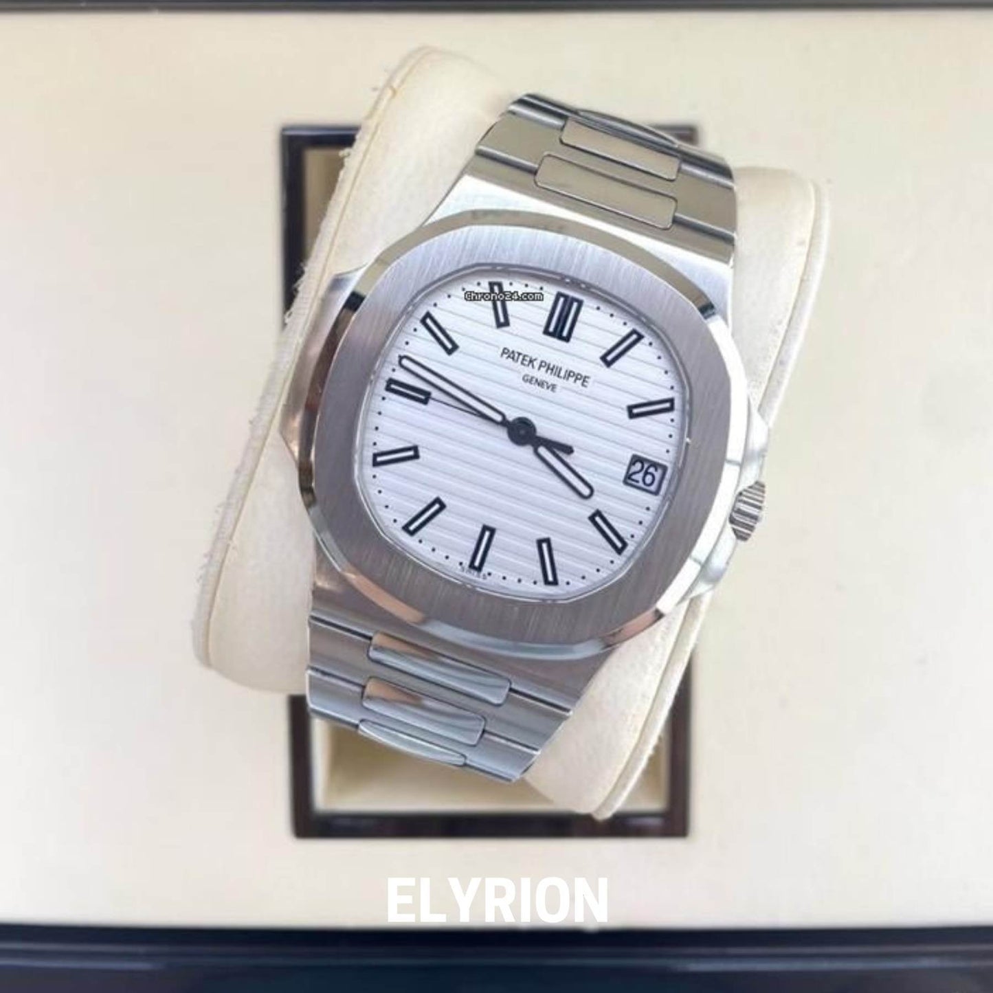 Montre Homme - Patek Nautilus Blanc