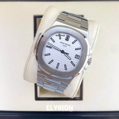 Montre Homme - Patek Nautilus Blanc