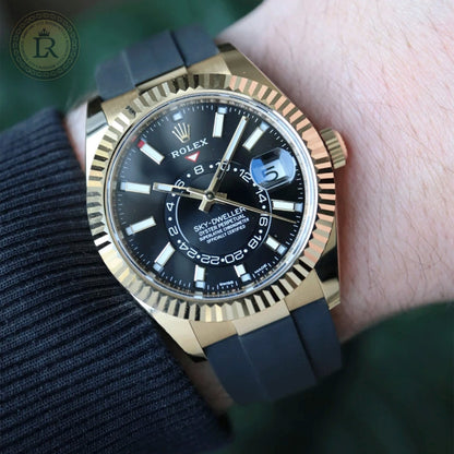 Rolex Sky-Dweller 326238 Or Jaune, Cadran Noir