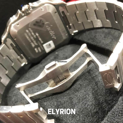 Montre Homme - Cart Santos Acier & Or