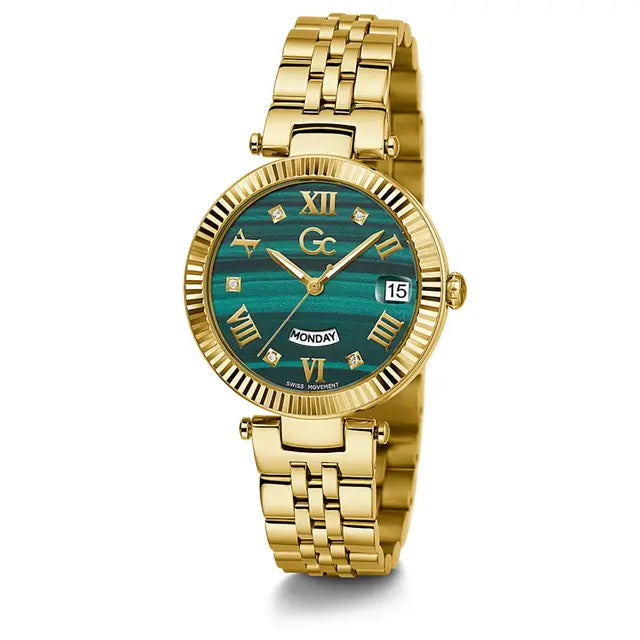 Gc Flair Ladies Green Watch Z01006L9MF
