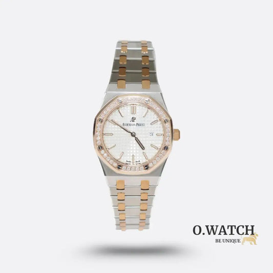 Audemars Piguet Royal Oak – Bicolore avec Lunette Sertie de Diamants