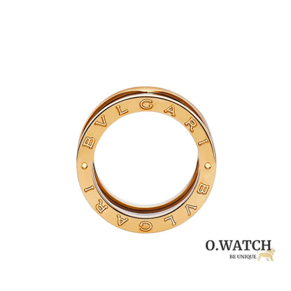 BAGUE BVLGARI B.ZERO1 CERAMIC NOIR GOLD bague