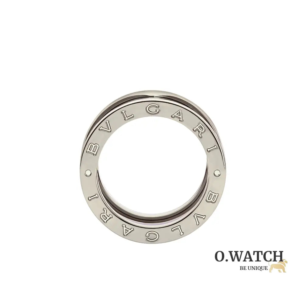 BAGUE BVLGARI B.ZERO1 CERAMIC NOIR WHITE GOLD bague