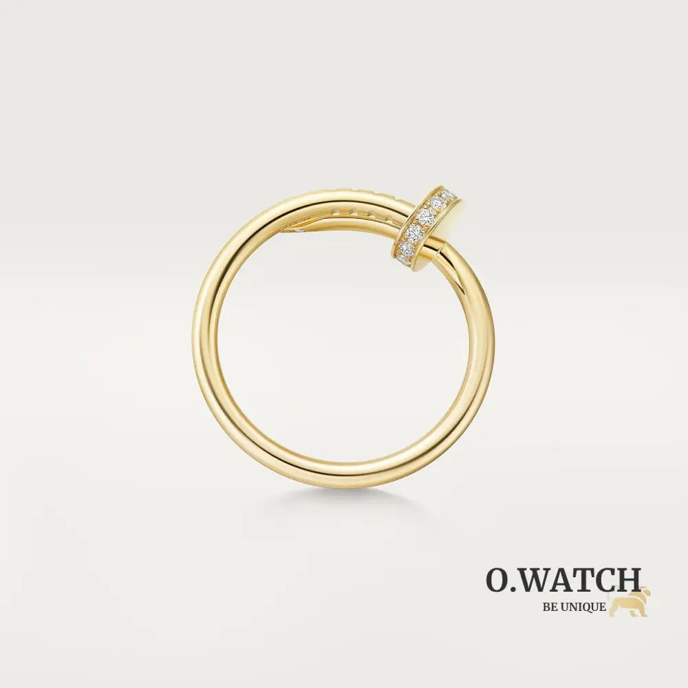 BAGUE CARTIER JUSTE UN CLOU MODÈLE CLASSIQUE DIAMANTS GOLD bague