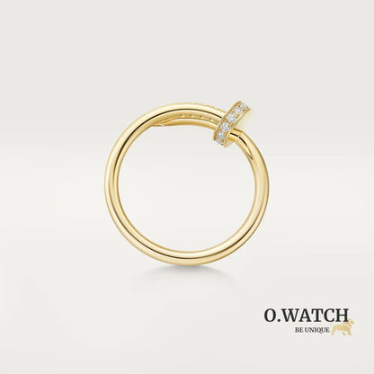 BAGUE CARTIER JUSTE UN CLOU MODÈLE CLASSIQUE DIAMANTS GOLD bague