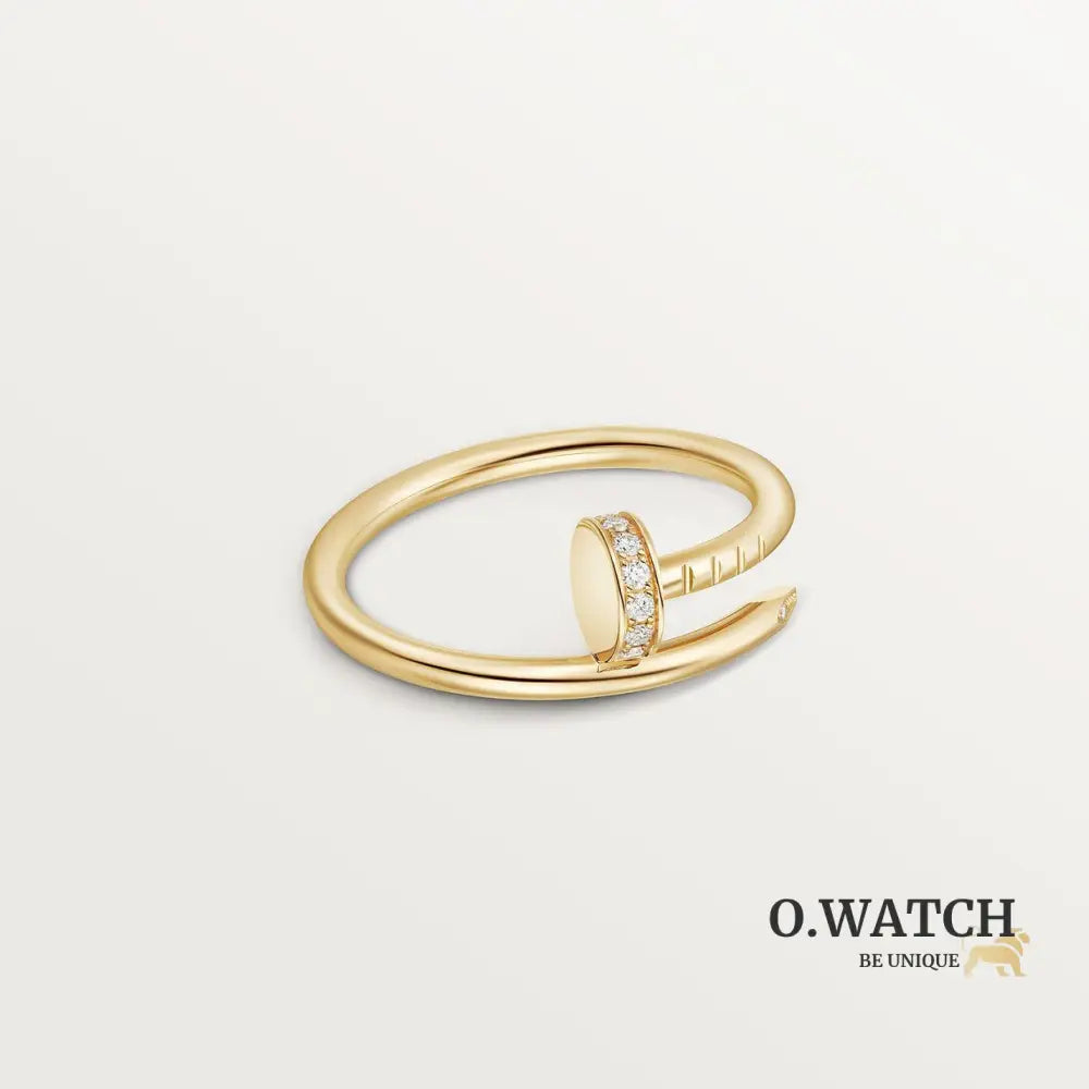 BAGUE CARTIER JUSTE UN CLOU MODÈLE CLASSIQUE DIAMANTS GOLD bague