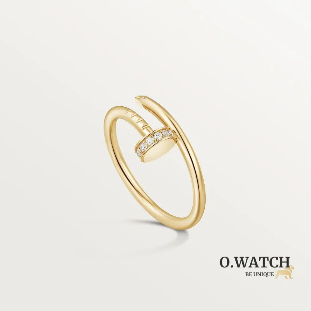 BAGUE CARTIER JUSTE UN CLOU MODÈLE CLASSIQUE DIAMANTS GOLD bague