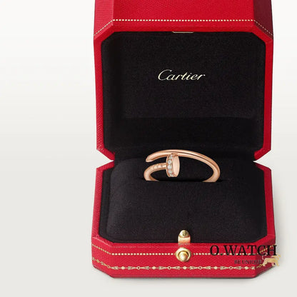 BAGUE CARTIER JUSTE UN CLOU PETIT MODÈLE DIAMANTS ROSE GOLD bague