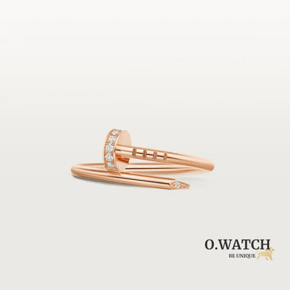 BAGUE CARTIER JUSTE UN CLOU PETIT MODÈLE DIAMANTS ROSE GOLD bague