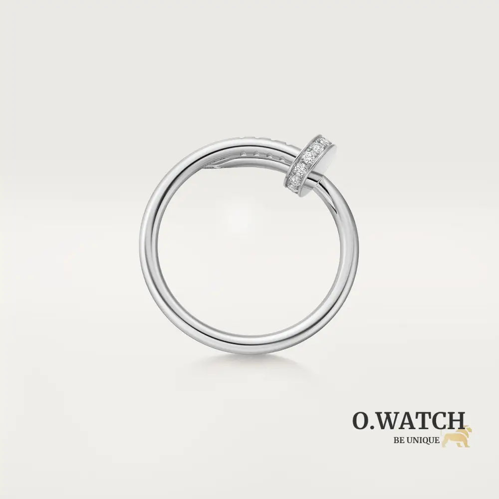 BAGUE CARTIER JUSTE UN CLOU PETIT MODÈLE DIAMANTS WHITE GOLD bague