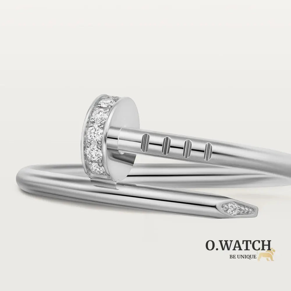 BAGUE CARTIER JUSTE UN CLOU PETIT MODÈLE DIAMANTS WHITE GOLD bague