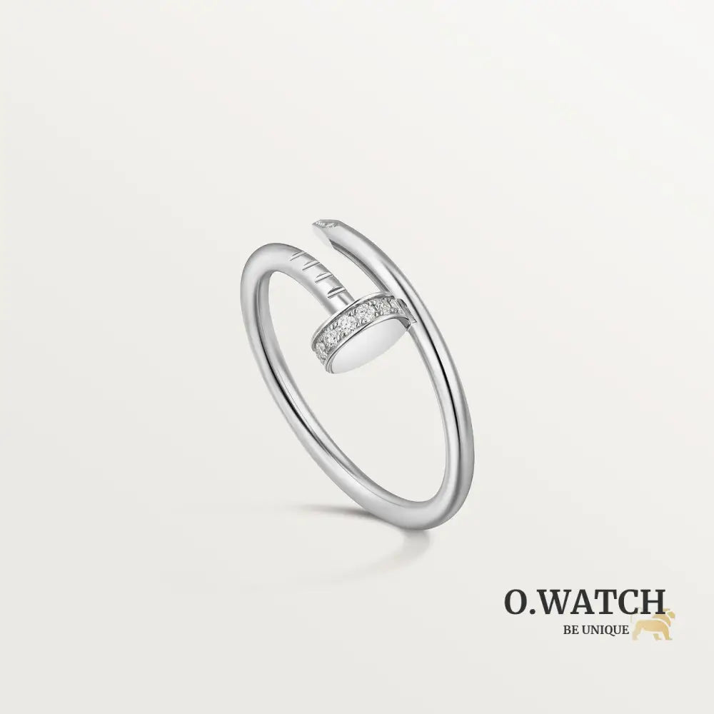 BAGUE CARTIER JUSTE UN CLOU PETIT MODÈLE DIAMANTS WHITE GOLD bague