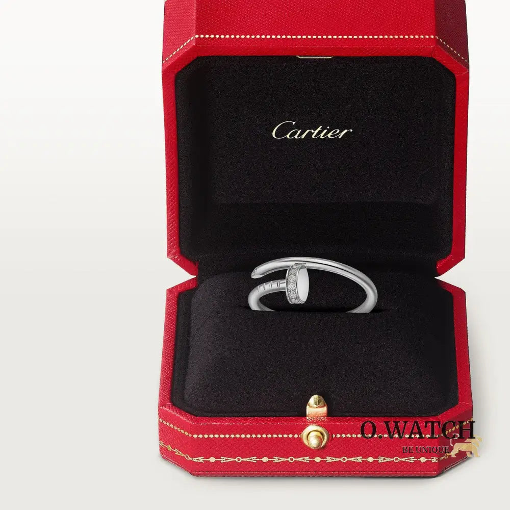 BAGUE CARTIER JUSTE UN CLOU PETIT MODÈLE DIAMANTS WHITE GOLD bague