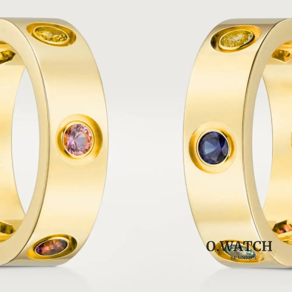 BAGUE CARTIER LOVE DIAMOND COLORS GOLD bague