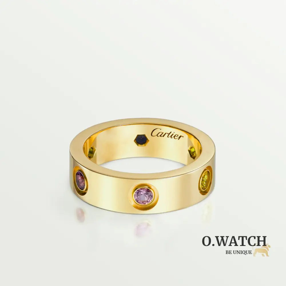 BAGUE CARTIER LOVE DIAMOND COLORS GOLD bague