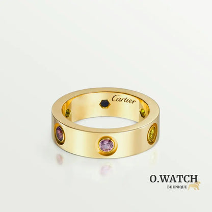 BAGUE CARTIER LOVE DIAMOND COLORS GOLD bague