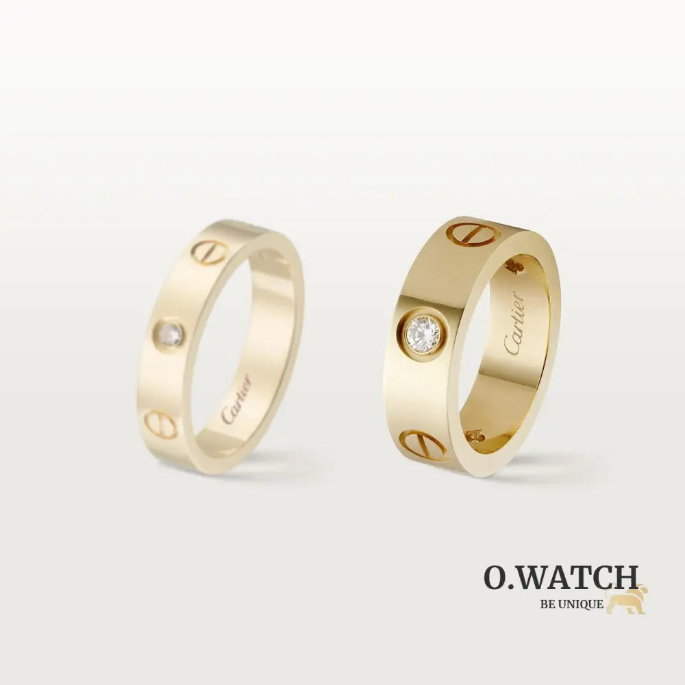 BAGUE CARTIER LOVE MODÈLE CLASSIQUE GOLD 3 DIAMANTS Bracelet Cartier
