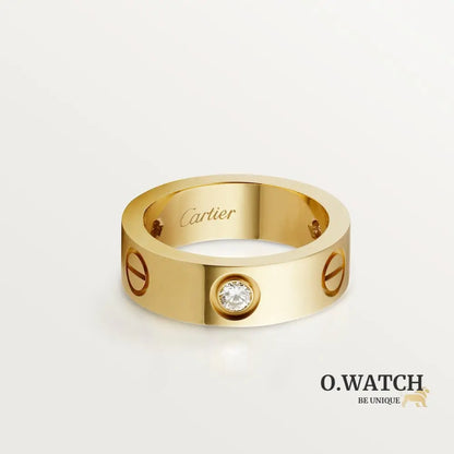 BAGUE CARTIER LOVE MODÈLE CLASSIQUE GOLD 3 DIAMANTS Bracelet Cartier