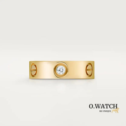BAGUE CARTIER LOVE MODÈLE CLASSIQUE GOLD 3 DIAMANTS Bracelet Cartier