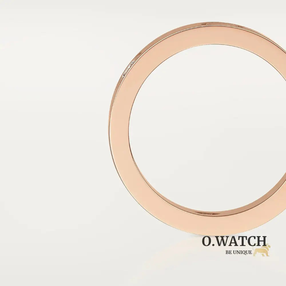 BAGUE CARTIER LOVE MODÈLE CLASSIQUE ROSE GOLD 3 DIAMANTS bague