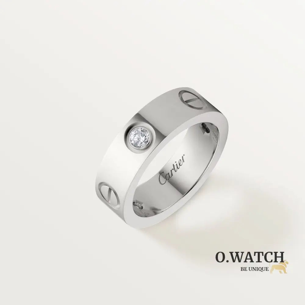 BAGUE CARTIER LOVE MODÈLE CLASSIQUE WHITE GOLD 3 DIAMANTS Bracelet Cartier