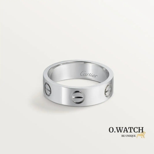 BAGUE CARTIER LOVE MODÈLE CLASSIQUE WHITE GOLD Bracelet Cartier