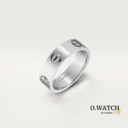 BAGUE CARTIER LOVE MODÈLE CLASSIQUE WHITE GOLD Bracelet Cartier